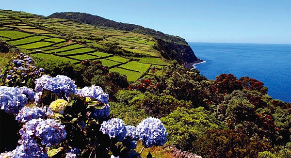 Auf den neun Azoreninseln zum Beispiel auf Terceira finden Reisende eine einzigartige Naturlandschaft