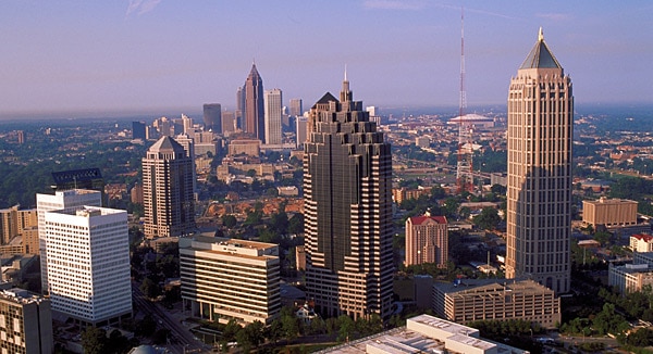 Atlanta, die Hauptstadt Georgias, wird gerne als das "Tor zum Süden" bezeichnet