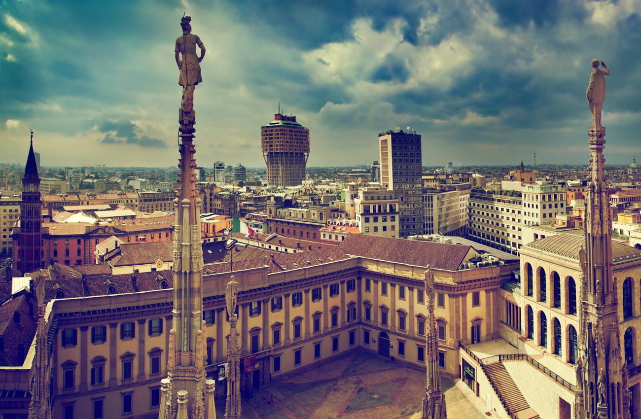 Der Königspalast gehört zu den Hauptsehenswürdigkeiten in Mailand.