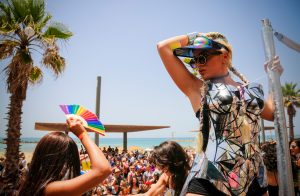 Feiern auf der Tel Aviv Pride Parade