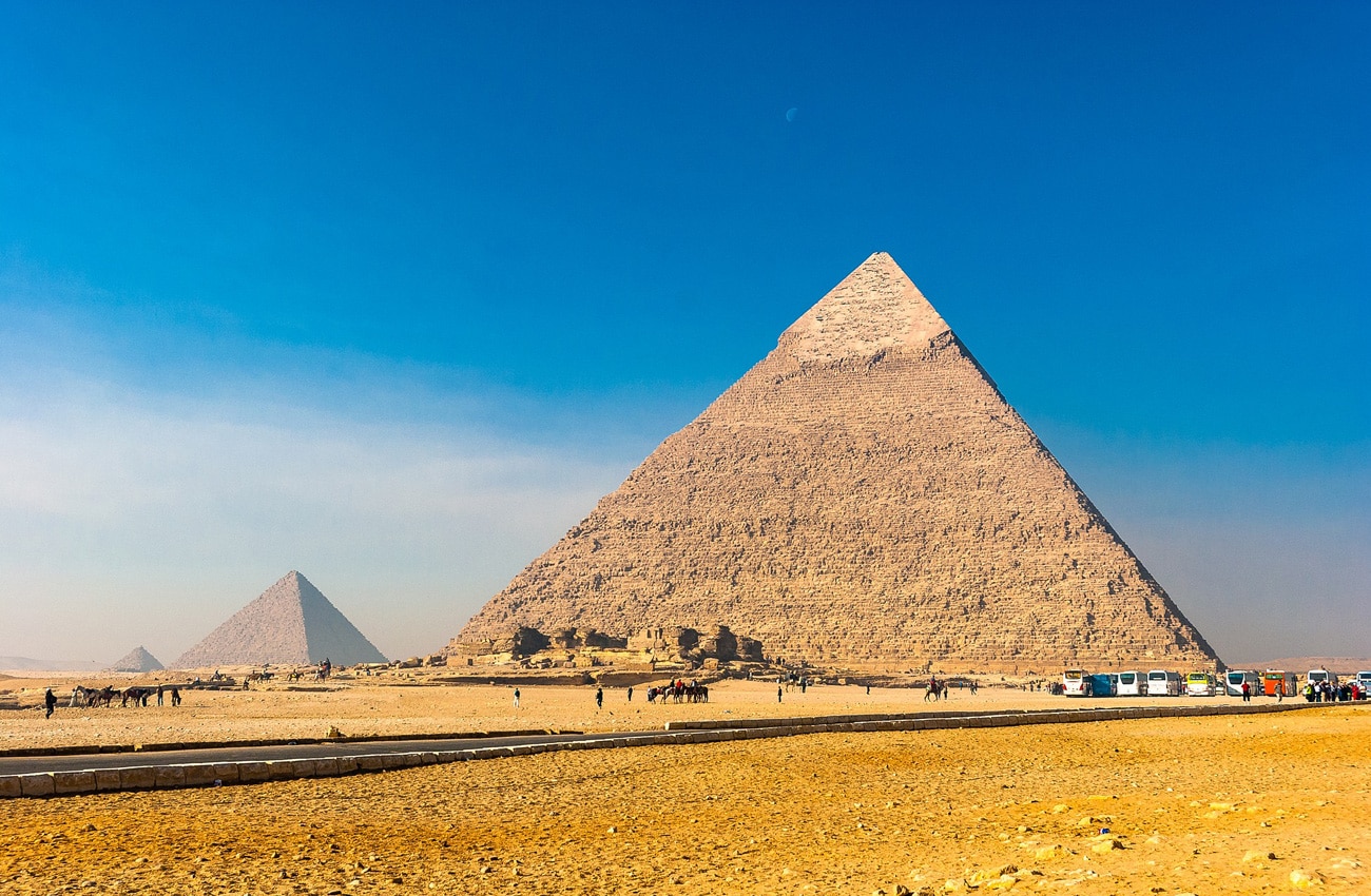 Pyramiden sind eine einmalige Sehenswürdigkeit