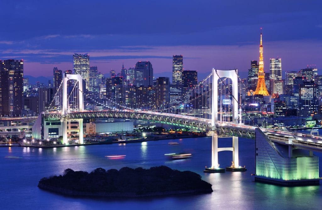 Tokyo bei Nacht