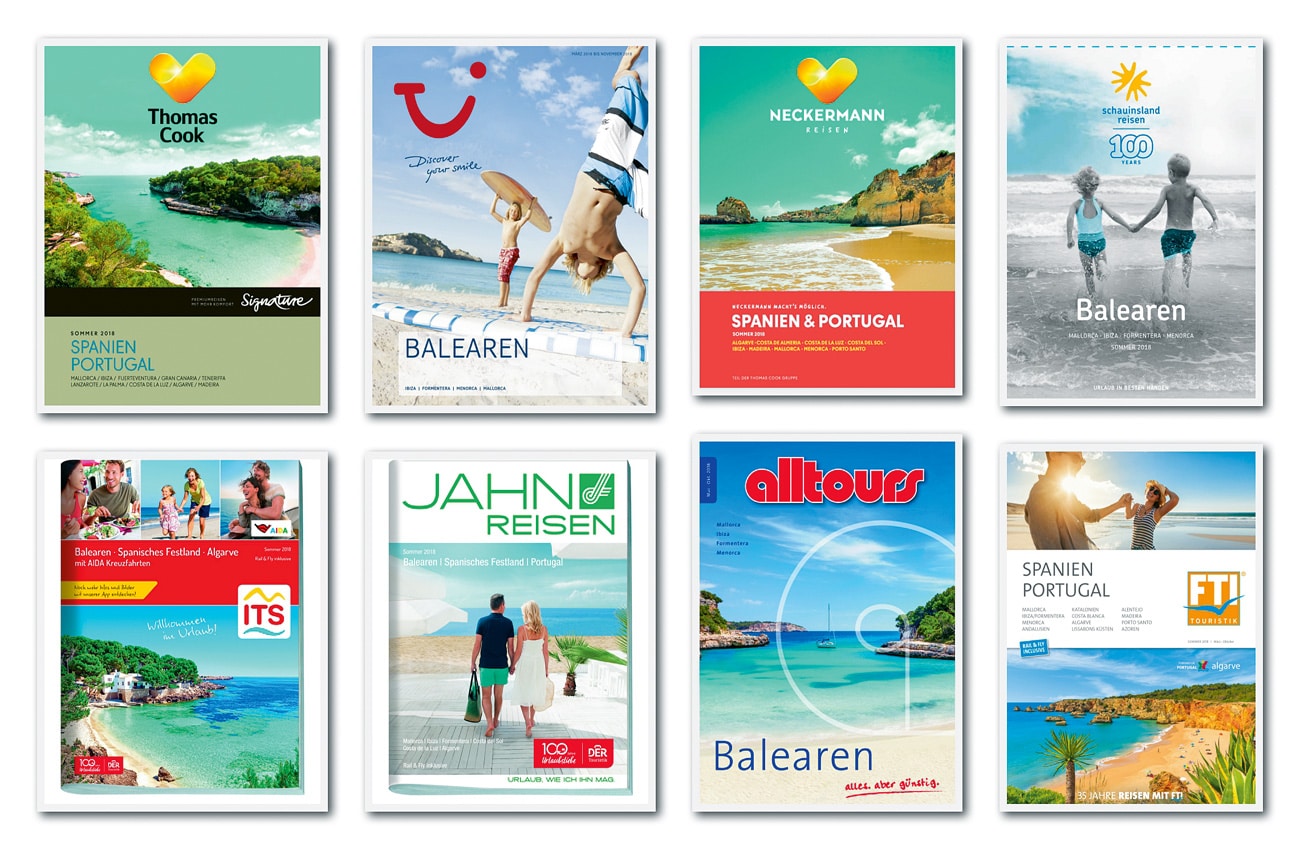 8 Kataloge der Reiseveranstalter