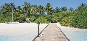 Embudu Village - Süd Male Atoll - Weg zum Hausriff