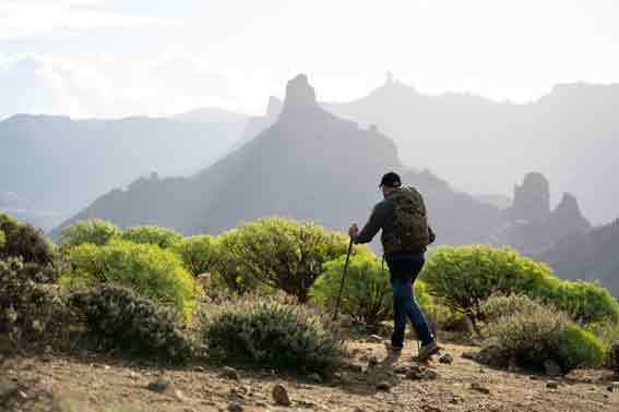 Wanderer auf Gran Canaria